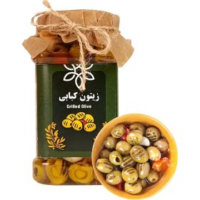 تصویر زیتون کبابی 700 گرمی 