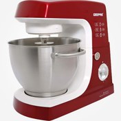 تصویر ماشین آشپزخانه موتور مسی 600 وات جیپاس مدل Geepas B07PKCN7QD Geepas 3 In 1 Mixer Blender 600W – 8 Level Speed, Stainless Steel Bowl, Splash Guard | Comes With K-Beater / Whisk / Dough Hook / Scraper | Auto Shut Off | Perfect For Bake, Mix, Batter
