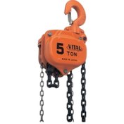 تصویر جرثقیل دستی 5 تن ویتال ۳ متر زنجیر قسطی 