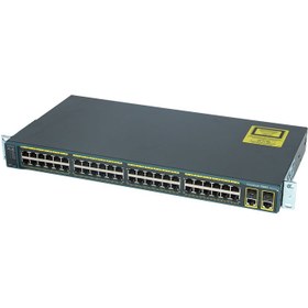 تصویر سوئیچ سیسکو مدل WS-C2960-48TC-L استوک Cisco WS-C2960-48TC-L 48Port Switch Stock