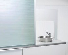 تصویر ست کامل درب کرکره ای شیشه ای مکانیزم دستی (90*100) REHAU GLASS SHUTTERS