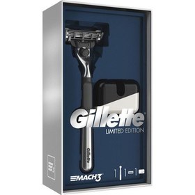 تصویر ریش تراش ژِیلت سری مخصوص کروم سری(اصلاح ریش تراش) مدل Gillette Mach3 Tıraş 