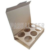 تصویر جعبه بسته‌بندی تخم مرغ شش عددی کد 3986 