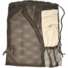 تصویر مش بگ شنا سفید مشکی آکوا اسپرت مدل zebra zebra large mesh bag