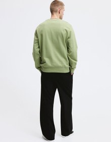 تصویر سویشرت نخی با فیت معمولی برند H&M Regular Fit Cotton Sweatshirt