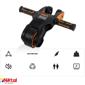 تصویر چرخ تمرین و رولر شکم آیجویر مدل AW01 