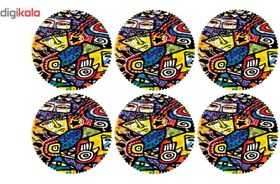 تصویر زیر لیوانی کد C2-42004 بسته 6 عددی 