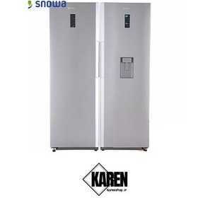 تصویر یخچال و فریزر دوقلو اسنوا مدل SRD-SFD-M۲۱۱SS 