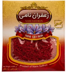 تصویر زعفران نگین یک مثقال پاکتی نامی 