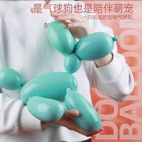 تصویر ربات کنترلی مدل سگ بادکنکی اسکوییکی Squeaky balloon dog model control robot