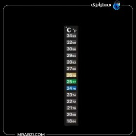 تصویر دماسنج برچسبی آکواریوم بویو BT-05 