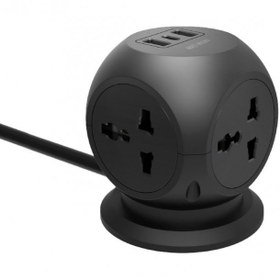 تصویر سوکت چند راهی گرین Multi-Port Desk Universal Socket 