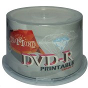 تصویر دی وی دی خام Printable دیاموند مدل DVD-R بسته 50 عددی 