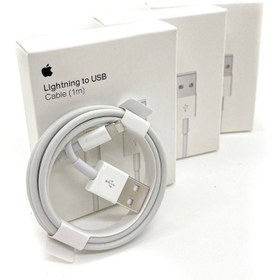 تصویر کابل شارژ یو اس بی به لایتنینگ ایفون iPhone USB to Lightning charging cable