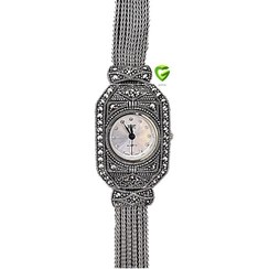 تصویر ساعت نقره مستطیل کد1048 