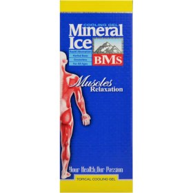 تصویر ژل خنک کننده بدن تیوپی مینرال آیس بی ام اس 80 میل BMS Cooling Gel Mineral Ice