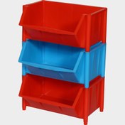 تصویر پالت پلاستیکی 160×200×320میلیمتری 