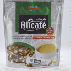 تصویر کافی میکس علی کافه رژیمی بدون شکر بسته ۲۰ عددی 