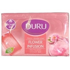 تصویر صابون حمام دورو مدل رایحه گل تک عددی 150 گرم DURU  SHOWER BAR  FLOWER INFUSION