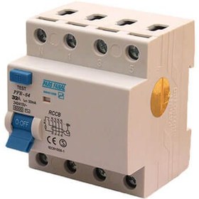 تصویر کلید محافظ جان سه فاز 32 آمپر پارس فانال مدل PFR_32(30ma) Three-phase 32A Pars Fanal life-saving switch, model PFR_32 (30mA)