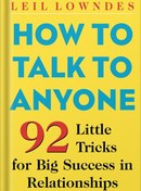 تصویر کتاب صوتی How to Talk to Anyone: 92 Little Tricks for Big Success in Relationships by Leil Lowndes 