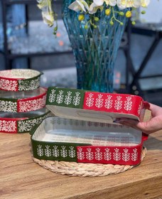 تصویر تابه سرامیکی مستطیل سه سایز Danny home 