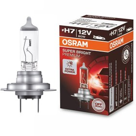 تصویر لامپ هالوژن پایه H7 مدل 80W وات بالا اسرام – Osram (اصلی) Osram H7 80W Lamp