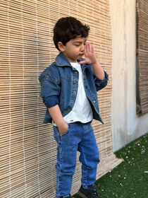 تصویر کت جین آبی DENEB 