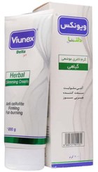 تصویر کرم لاغری موضعی گیاهی ویونکس دلتازکس دلتا دارو 200 گرم 