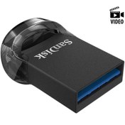 تصویر فلش مموری سن دیسک Ultra Fit CZ430 USB 3 ظرفیت 128 گیگابایت SanDisk Ultra Fit CZ430 USB 3 Flash Driv 128GB