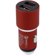 تصویر شارژر فندکی فست شارژ Metal Dual USB 5A QC3.0 PD Fast charge Metal Dual USB 5A QC3.0 PD lighter charger