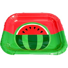 تصویر پیش دستی هندوانه شب یلدا 10 عددی مدل STY363 