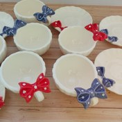 تصویر فنجان نعلبکی پاپیون 