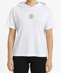 تصویر هودی آستین کوتاه زنانه جوتی جینز Jooti Jeans کد 51773428 