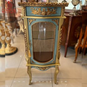 تصویر ویترین آبی برنز 