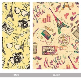 تصویر 3 برگ کاغذ کادو لینن – 17121 