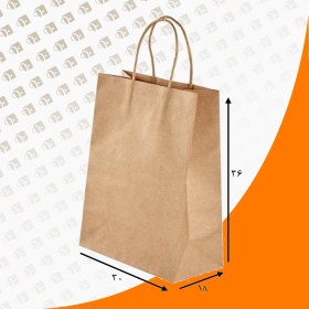 تصویر ساک دستی کرافت بند کاغذی سایز 2 