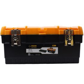 تصویر جعبه ابزار مهر مدل MT-16 قفل فلزی 16 اینچ ا Mehr MT16 Size Tool Box Mehr MT16 Size Tool Box