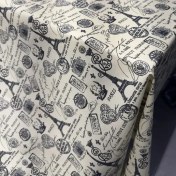 تصویر سفره چاپی متری طرح ایفل تاژ 