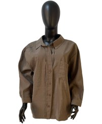 تصویر شومیز طوسی کوتون 