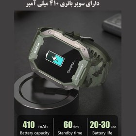 تصویر ساعت هوشمند بی اس تی مدل C20 Plus دارای قابلیت های کنترل موسیقی،صفحه نمایش رنگی، صفحه نمایش لمسی، شمارنده ضربان قلب، گام شمار، قابلیت تغییر طرح ساعت یا تم ، ضد آب، بند سیلیکون 