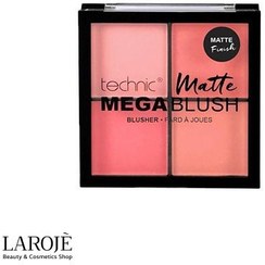 تصویر پالت رژگونه 4 رنگ تکنیک مدل Mega Blush Blush palette of 4 colors, Mega Blush technique