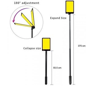 تصویر چراغ کمپینگ کانپکس 1000 وات مدل FR 24 COB RF 