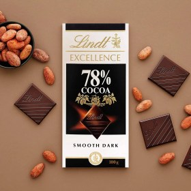 تصویر شکلات تلخ لینت اکسلنس 78 درصد 100گرم Lindt شکلات و فرآورده های کاکائویی 100گرم