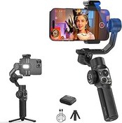 تصویر تثبیت کننده Gimbal 3 محوره برای آیفون 15 Pro Max & Android Gimbal با ردیاب AI ، Light Fill ، سه پایه ، تثبیت کننده تلفن برای ضبط ویدیو فیلمبرداری vlog ، تثبیت کننده تلفن هوشمند آیفون 15 Pro Max & Android Smooth 5S AI Combo 3 محوره ZHIYUN Smooth 5S AI Combo 3-Axis Gimbal Stabilizer for iPhone 15 Pro Max &amp; Android Smartphone Gimbal with AI Tracker, Built-in Fill Light, Tripod, Phone Stabilizer for Video Recording Vlog Filming