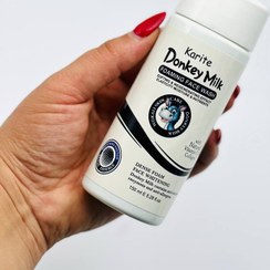 تصویر فوم شست‌وشوی صورت براش دار شیر الاغ حجم 150 میلی لیتر 