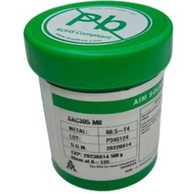 تصویر خمیر قلع مدل SAC-305 MB وزن 500 گرم 