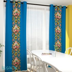 تصویر پرده طرح کاخ گلستان برند پرووال مدل cu5-14 