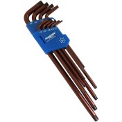 تصویر آلن ستاره ای بلند کارتی مستر MT2009EL-S2 Master Long Arm Star Key Set