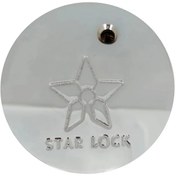 تصویر قفل پشت بسته استار مدل ۸۰ فولادی ضد سرقت 